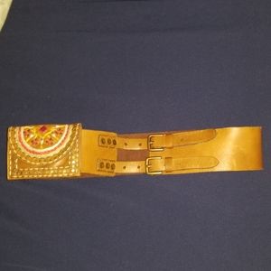 Lucky brand waist belt fanny pack wallet vintage